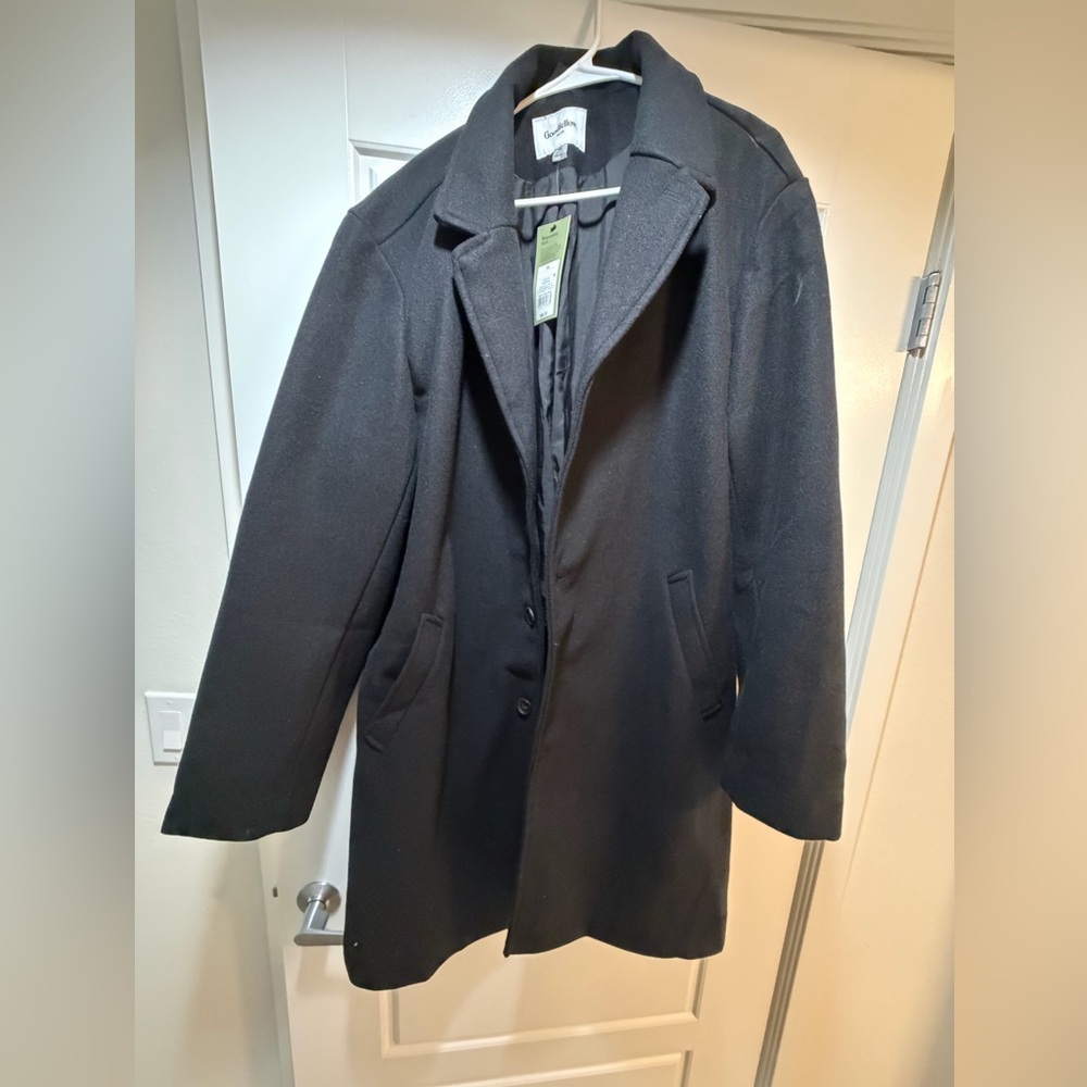 Goodfellow and Co Black Overcoat